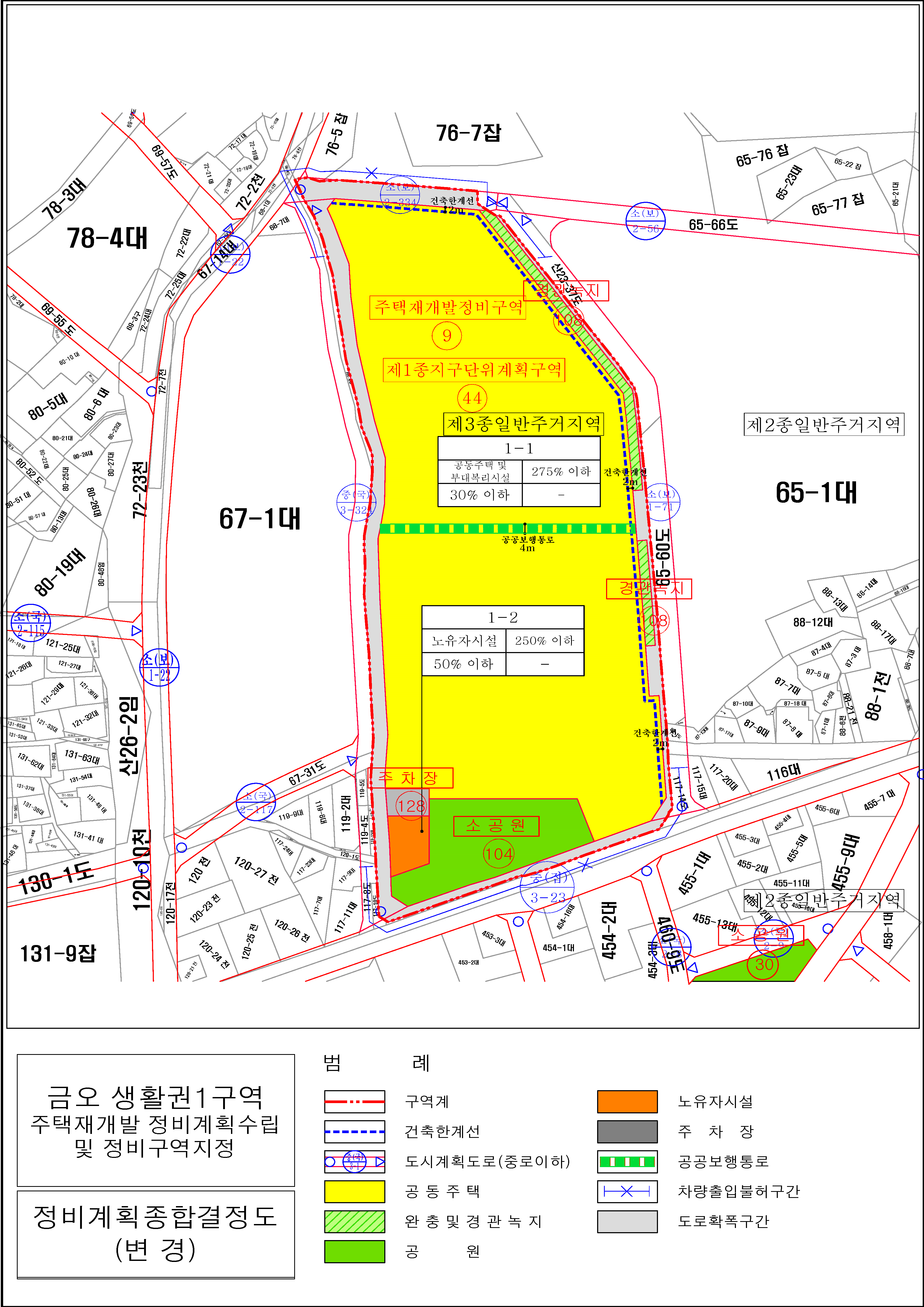 정비계획결정도